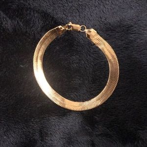 14k Herringbone bracelet